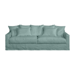 Canap� 4 places sweet lin vert gris� biarritz - home spirit