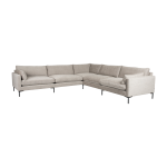 Canap� d'angle 7 places en polyester latte 318cm summer - zuiver