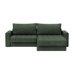 Canap� d'angle convertible avec accoudoirs avella pine green 143 - 200cm akello - innovation living