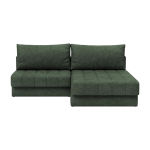 Canap� d'angle convertible en tissu avella pine green 143 - 200cm akello - innovation living