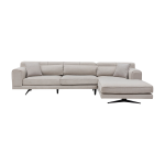 Canap� d'angle droit en tissu beige 308x100x78cm jivago - home design