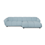 Canap� d'angle droit en tissu bleu clair bollo - fest amsterdam