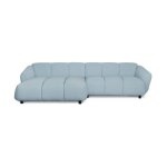 Canap� d'angle gauche en tissu bleu clair bollo - fest amsterdam