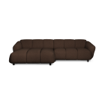 Canap� d'angle gauche en tissu marron bollo - fest amsterdam