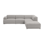 Canap� d'angle gris clair configuration 2 connect soft - muuto