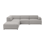 Canap� d'angle gris clair connect soft - muuto