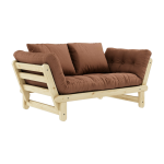 Canap� convertible 2 places marron argile beat - karup design