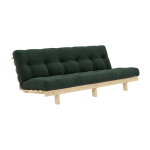 Canap� convertible en bois de pin et matelas algue 130x200cm lean - karup design