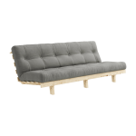 Canap� convertible en bois de pin et matelas gris 100x190cm lean - karup design