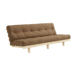 Canap� convertible en bois de pin et matelas mocca 100x190cm lean - karup design