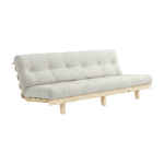 Canap� convertible en bois de pin et matelas naturel 100x190cm lean - karup design