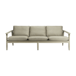 Canap� avec coussins en teck 209 x 73 cm david - vincent sheppard