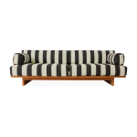 Canap� d'ext�rieur en teck 227cm stracciatella - hkliving