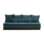 Canap� - futon bleu p�trole en coton chico sofa - karup design