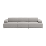 Canap� gris clair 3 places connect soft - muuto