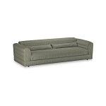 Canap� en lin vert 274 x 108 x 72 cm club - hkliving