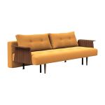 Canap� - lit 2 places boucl� ocre recast - innovation living