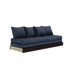 Canap� - lit avec 2 tatami et matelas bleu marine 80x200cm chico - karup design