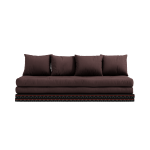 Canap� - lit avec 2 tatami et matelas marron 80x200cm chico - karup design