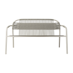 Canap� lounge en aluminium et cordes dune blanche cleo - vincent sheppard