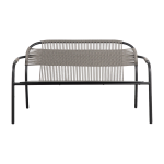 Canap� lounge en aluminium et cordes gris cleo - vincent sheppard