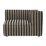 Canap� modulable d'angle droit en tissu ray� 119 x 93 cm catena - ferm living