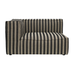 Canap� modulable d'angle gauche en tissu ray� 138 x 108 cm catena - ferm living