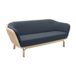 Canap� rotin et cannage bleu mood 190cm b�a - orchid edition