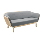 Canap� rotin et cannage gris medley 190cm b�a - orchid edition