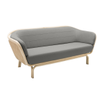 Canap� rotin et cannage gris mood 190cm b�a - orchid edition