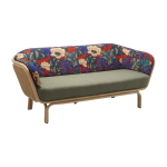 Canap� rotin et cannage idris et eucalyptus 190cm b�a - orchid edition
