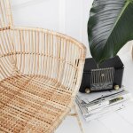 Canap� en rotin naturel sans coussin d'assise coon - house doctor