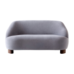 Canap� en tissu gentle 133 et noyer margas lc3 - &tradition