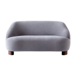 Canap� en tissu gentle 133 et noyer margas lc3 - &tradition