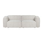 Canap� en tissu gris chin� trois places 243x73cm lobi - noo. ma