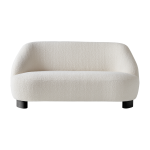 Canap� en tissu karakorum 001 et ch�ne laqu� noir margas lc3 - &tradition