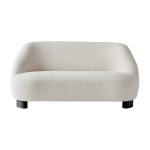 Canap� en tissu karakorum 001 et ch�ne laqu� noir margas lc3 - &tradition