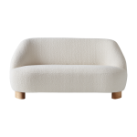 Canap� en tissu karakorum 001 et ch�ne margas lc3 - &tradition