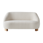 Canap� en tissu karakorum 001 et ch�ne margas lc3 - &tradition