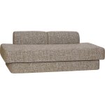 Canap� en tissu vert clair 180x87x62cm paza - h�bsch