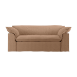 Canap� en velours marron 204cm nomade - hkliving