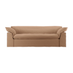Canap� en velours marron 244cm nomade - hkliving
