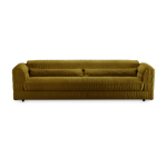 Canap� en velours royal olive 274cm club couch - hkliving