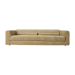 Canap� en velours royal velvet cr�me 274 cm club couch - hkliving