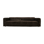 Canap� en velours royal velvet espresso 274 cm club couch - hkliving
