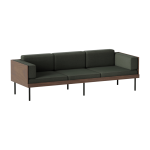 Canap� vert sabl� en bois cut - kann design