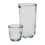 Carafe et 4 verres en verre transparent pure - serax