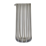 Carafe d'eau ray�e gris fum� mizu - oyoy