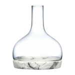 Carafe en verre avec base en marbre chill - nude glass