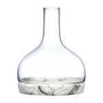 Carafe en verre avec base en marbre chill - nude glass